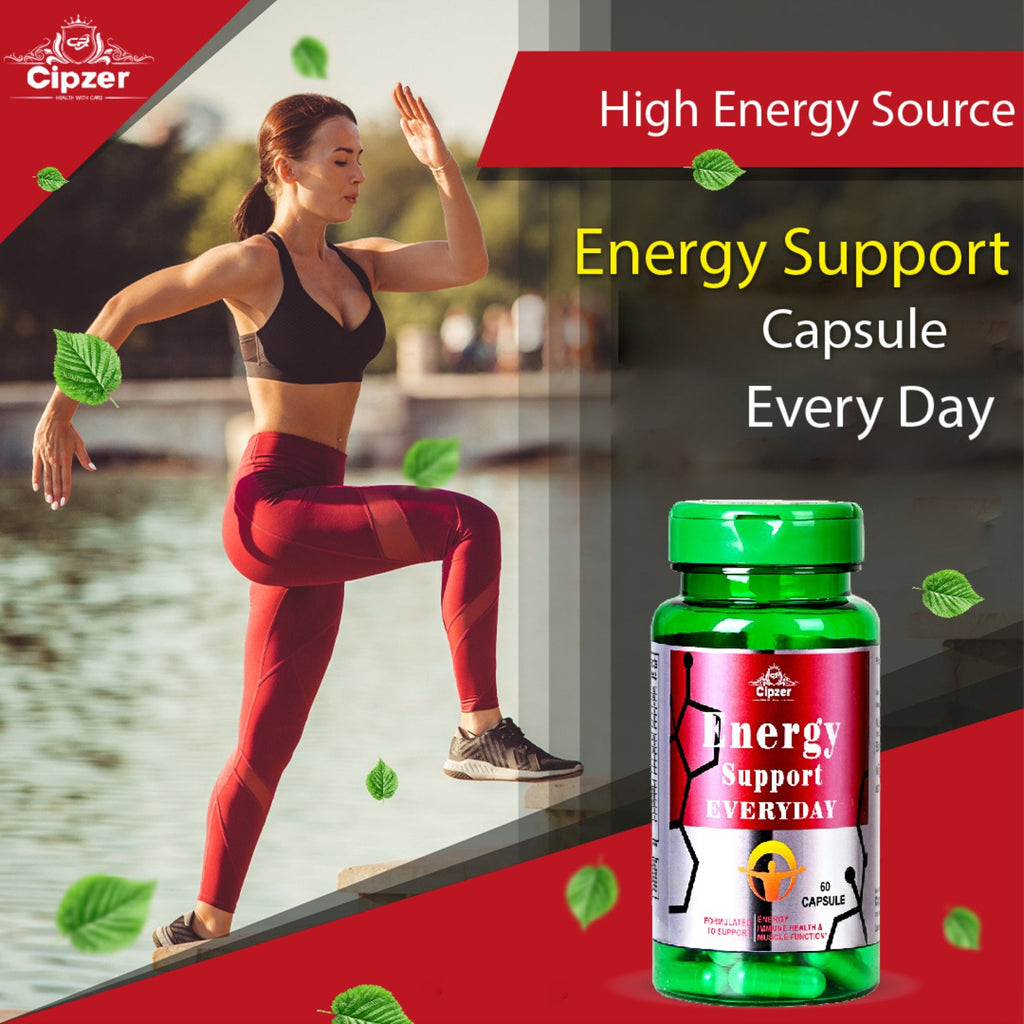 Cipzer Energy Support Everyday Capsules | Grocsy