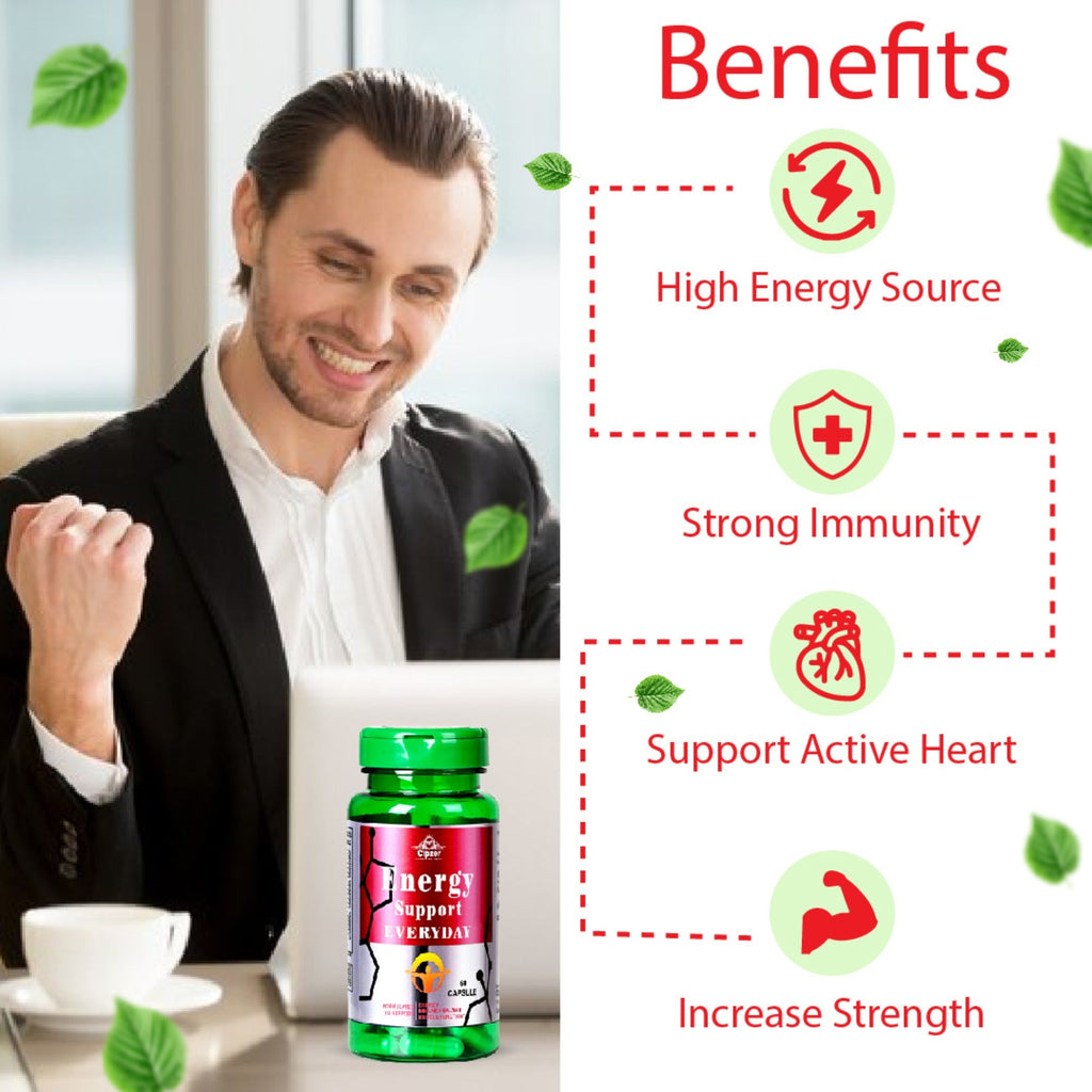 Cipzer Energy Support Everyday Capsules | Grocsy