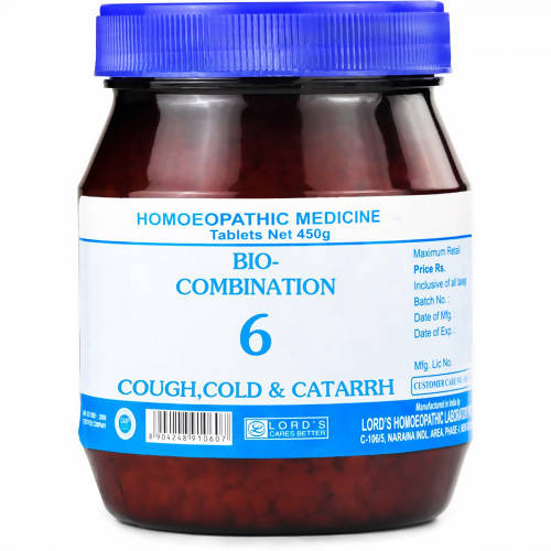 Lord's Homeopathy Bio-Combination 6 Tablets | Grocsy