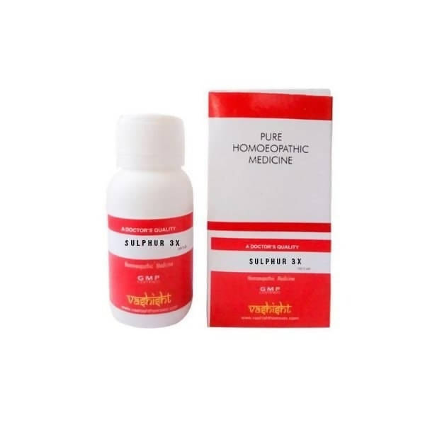 Vashisht Homeopathy Sulphur Tablets | Grocsy