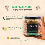 Jhaji Store Spicy Green Chilli Pickle | Grocsy