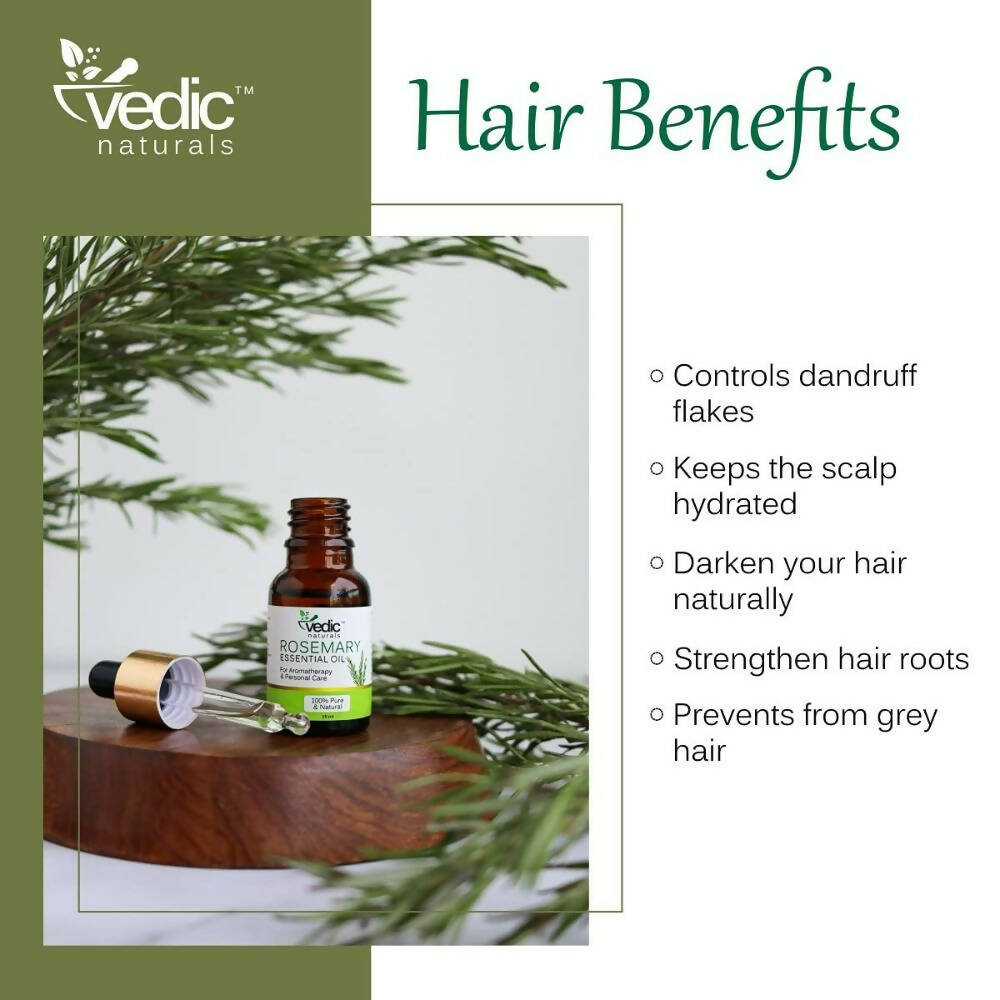 Vedic Naturals Rosemary Essential Oil | Grocsy