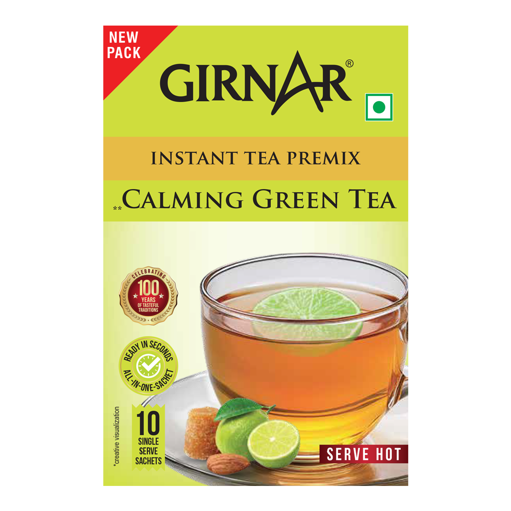 Girnar Instant Premix Calming Green Tea | Grocsy