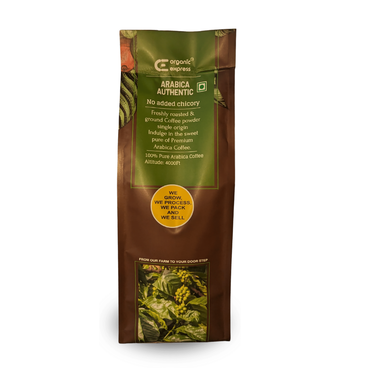 Organic Express Arabica Authentic Filter Coffee Powder - No Chicory | Grocsy