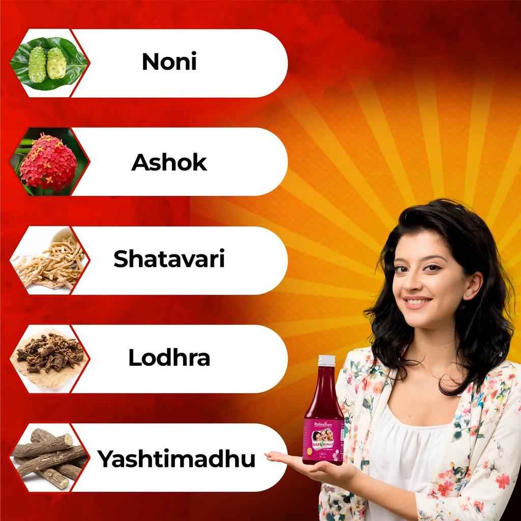 Rajasthan Herbals Nari Amrut Syrup | Grocsy