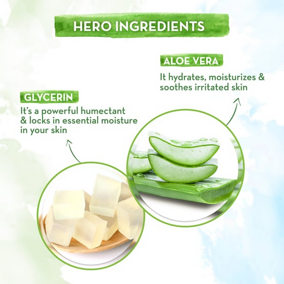 Mamaearth Aloe Gentle Face Wash for Normal to Sensitive Skin | Grocsy