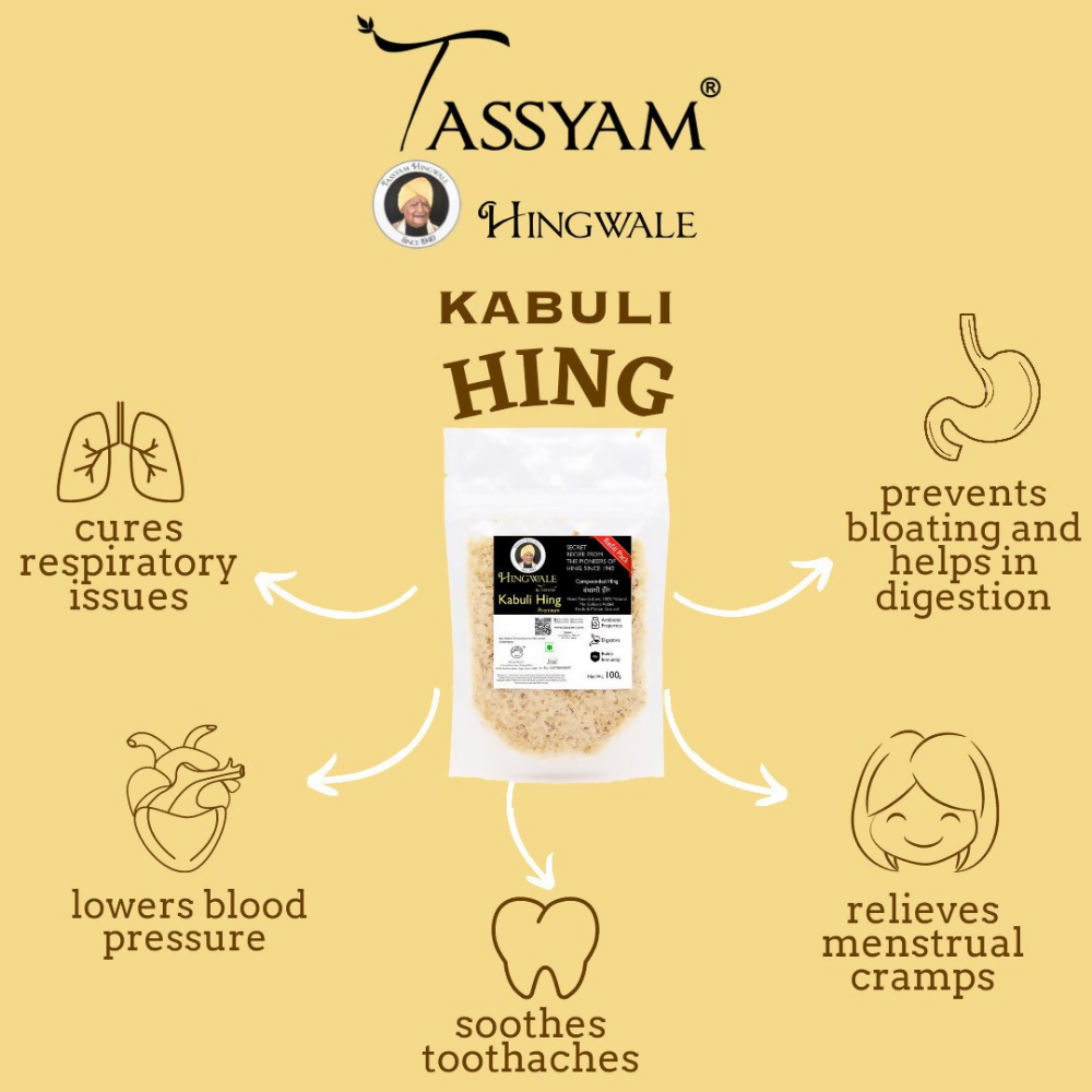 Tassyam Organics Kabuli Hing | Grocsy