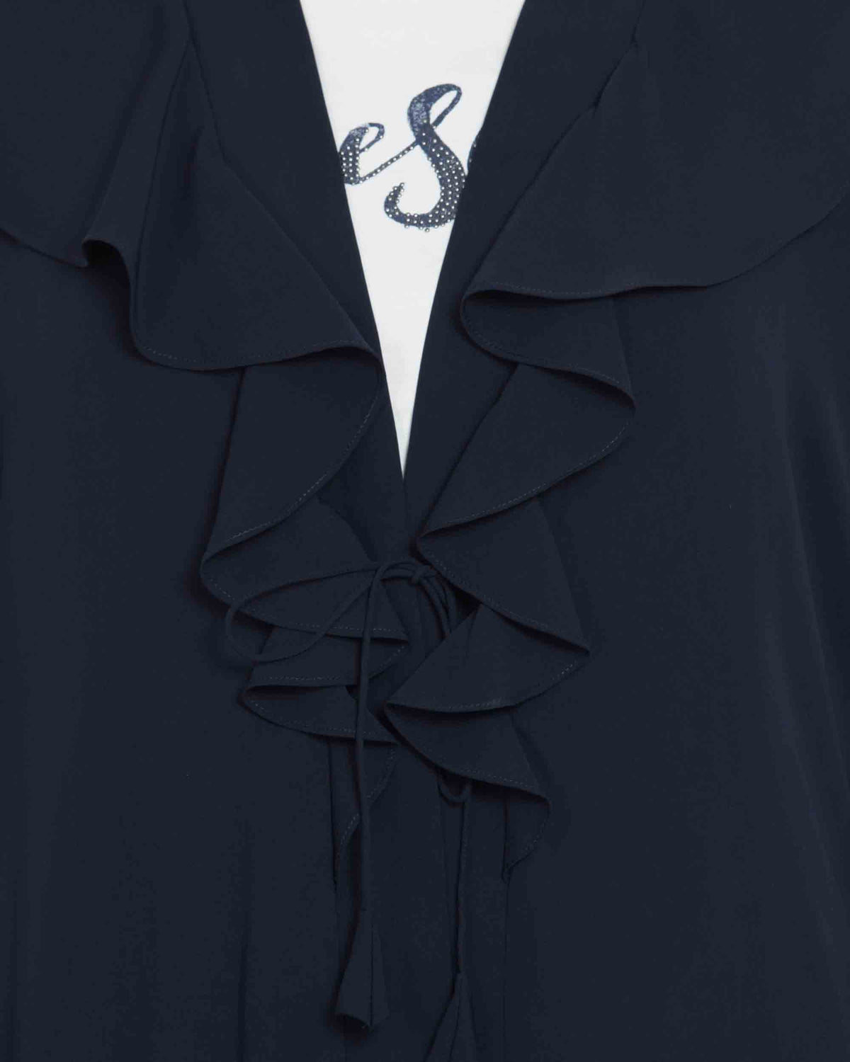 Bashariya Long Cardigan With Bell Sleeves Without Inner Abaya NavyBlue | Grocsy
