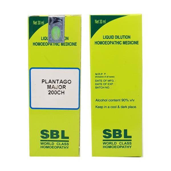 SBL Homeopathy Plantago Major Dilution | Grocsy