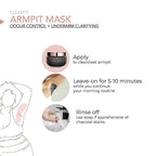 Green And Beige Armpit Mask For Underarms | Grocsy