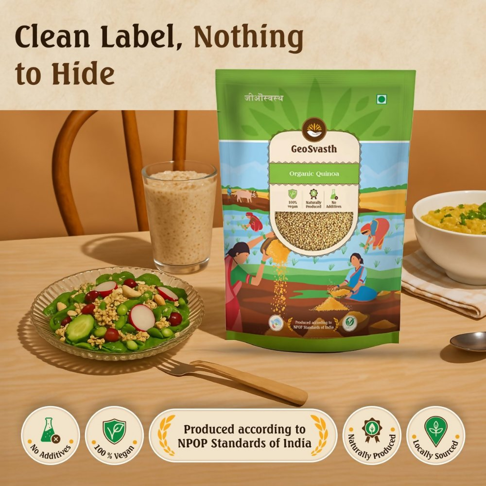 GeoSvasth Organic Quinoa | Grocsy