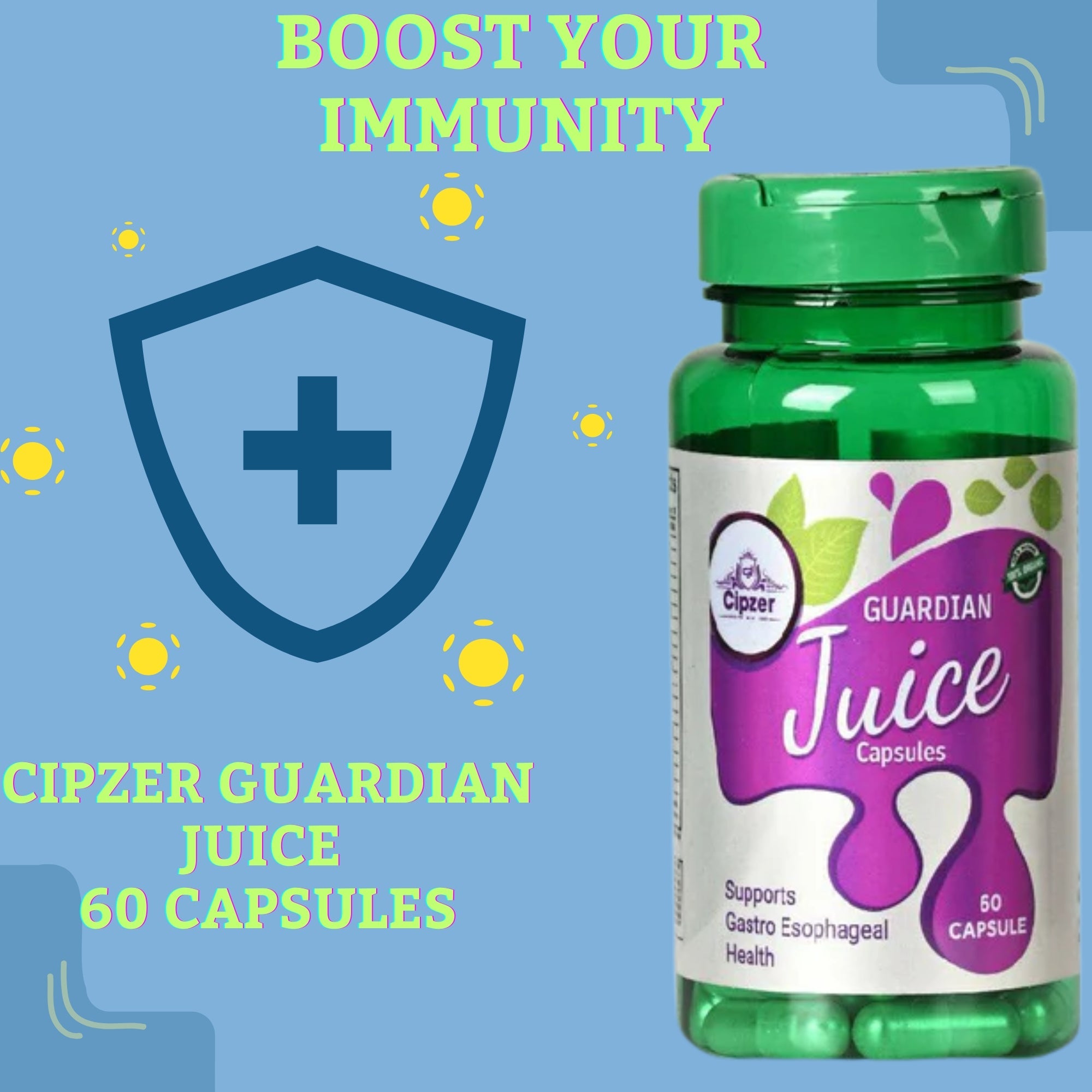 Cipzer Guardian Juice Capsules | Grocsy