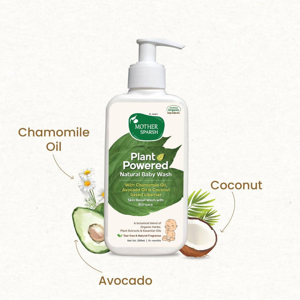 Mother Sparsh Plant Powered Natural Baby Wash | Grocsy