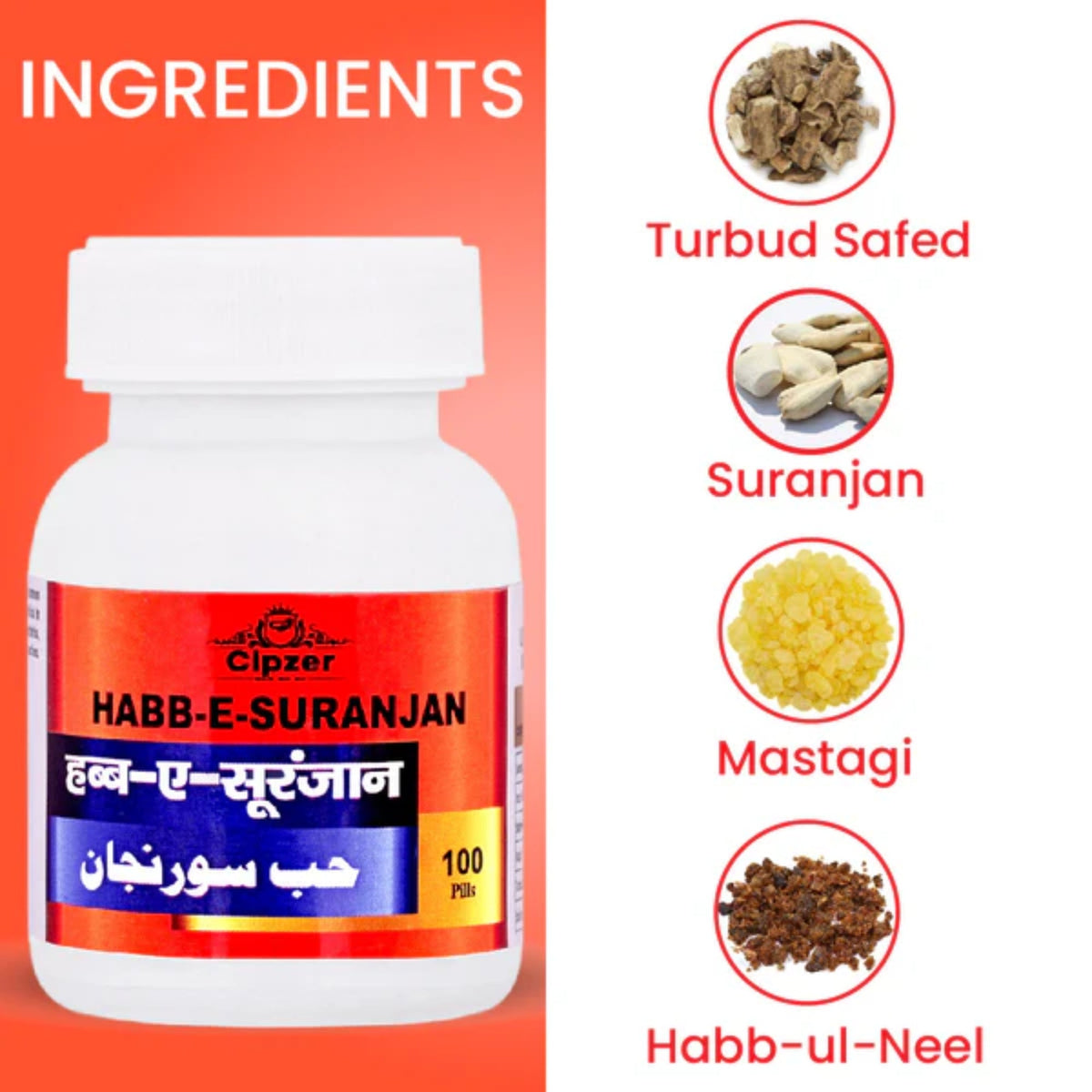 Cipzer Habb-E-Suranjan Pills | Grocsy