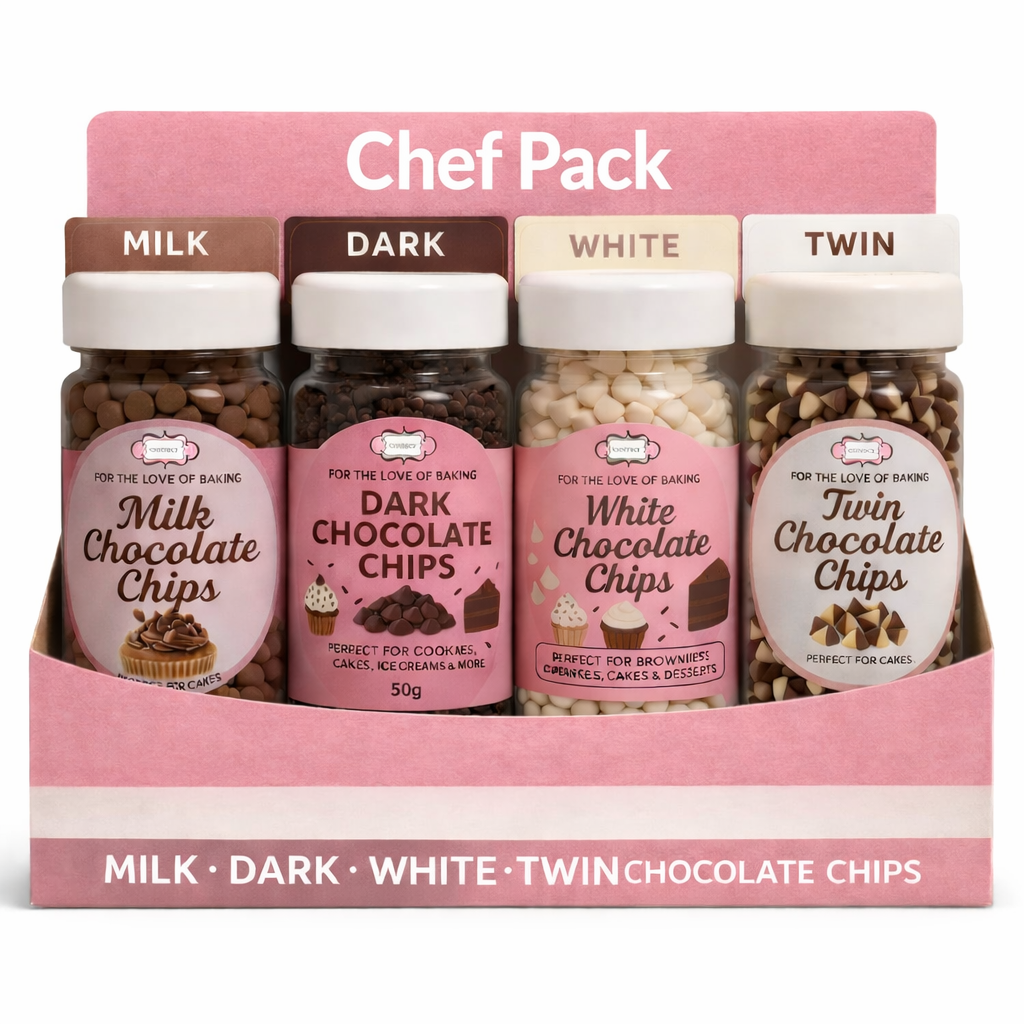 Confect Chef Pack - 4 Choco Chip Combo | Grocsy