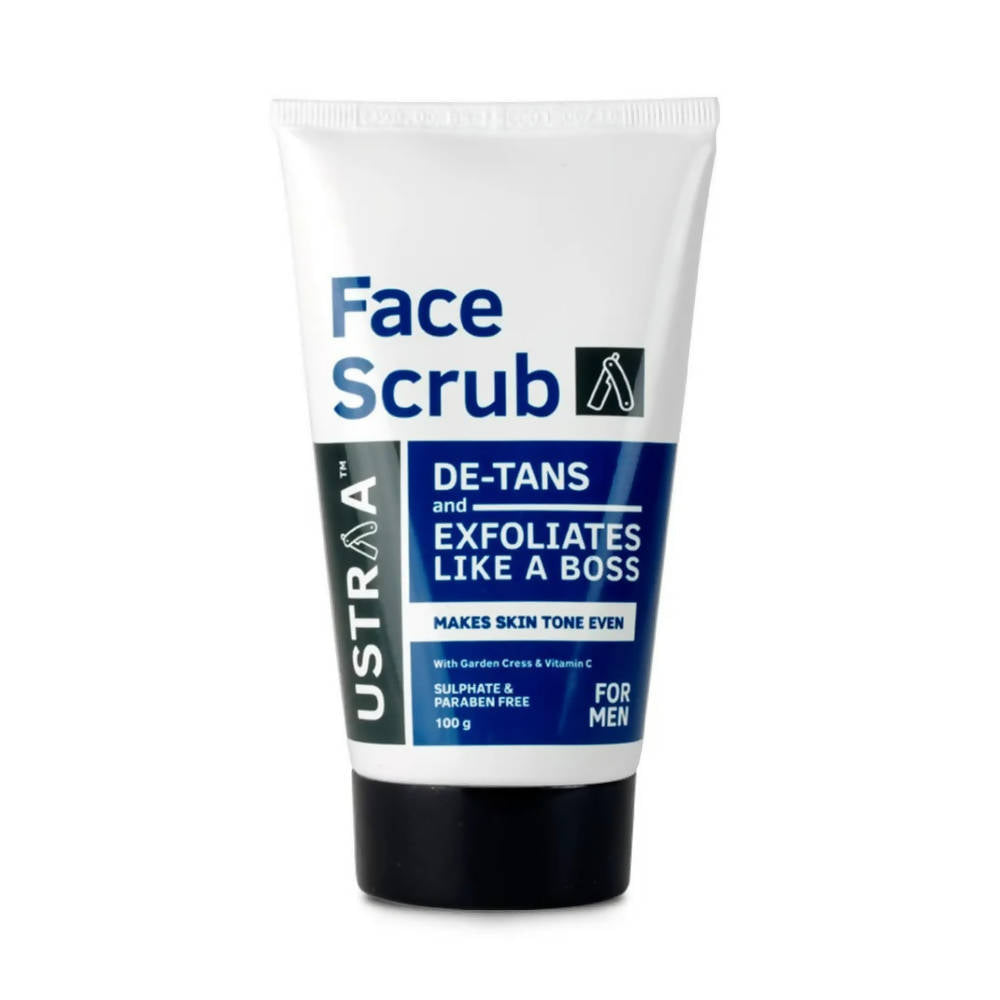Ustraa De-Tans Face Scrub For Men | Grocsy