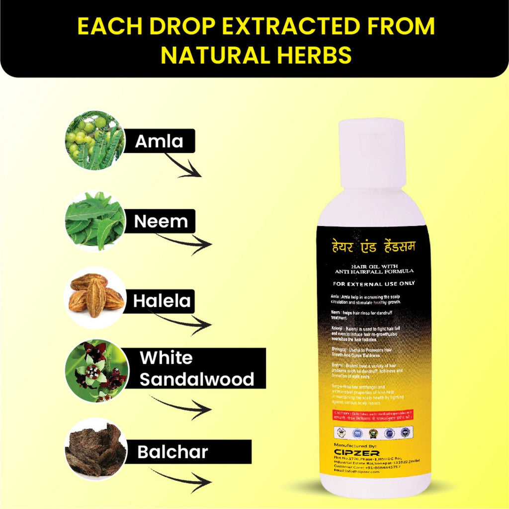 Cipzer Hair & Handsome Oil | Grocsy