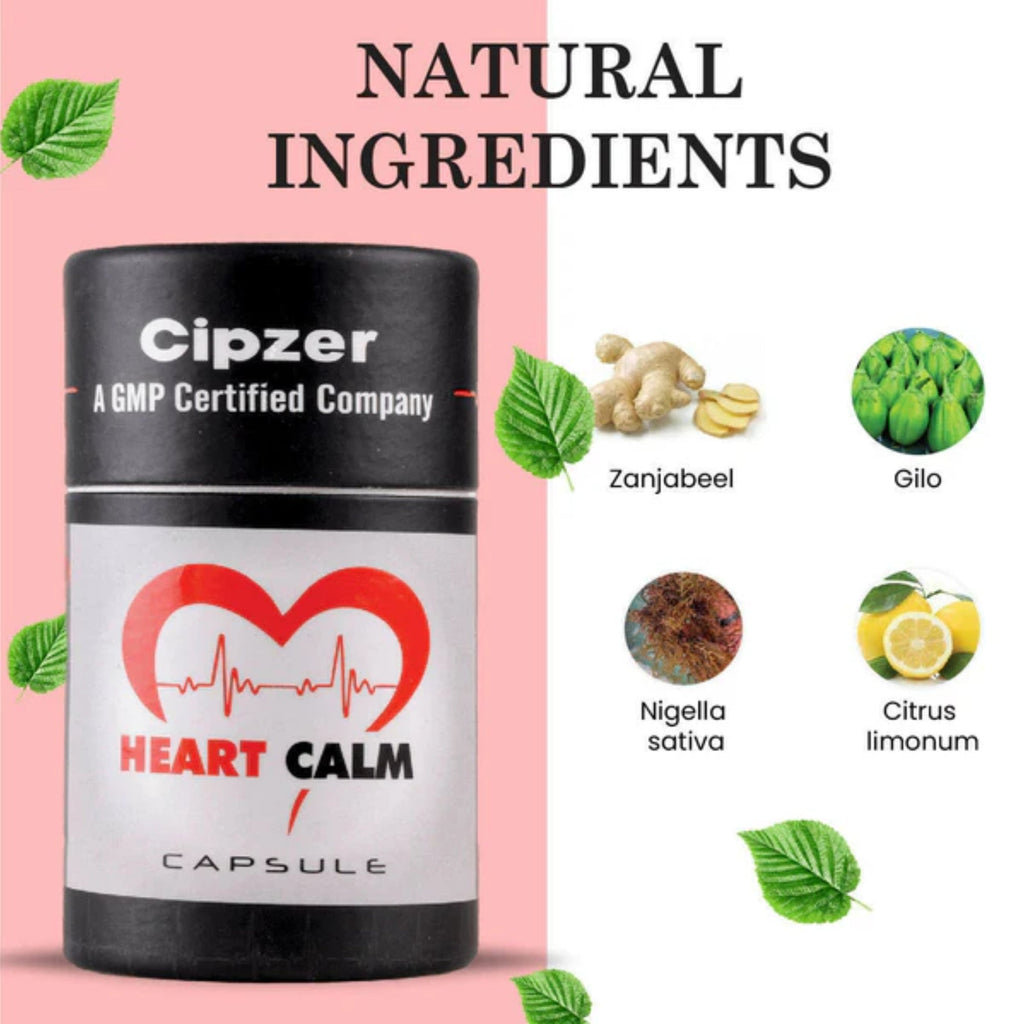 Cipzer Heart Calm Capsules | Grocsy