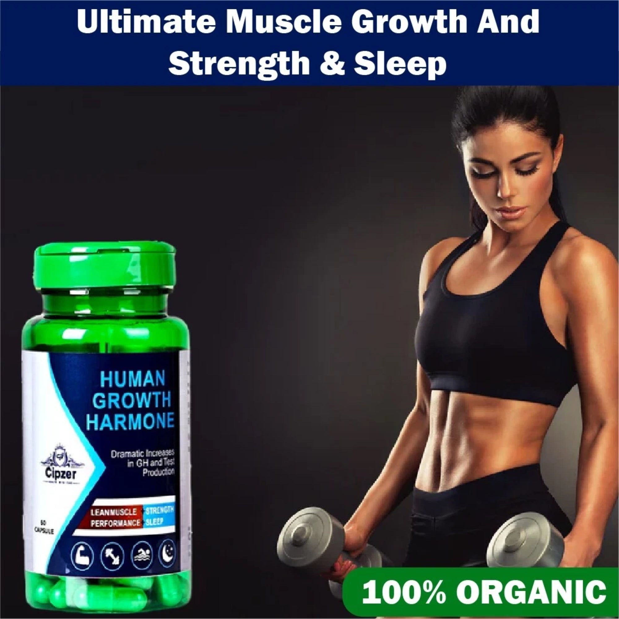 Cipzer Human Growth Harmone Capsules | Grocsy
