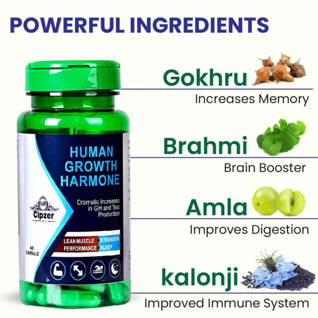 Cipzer Human Growth Harmone Capsules | Grocsy