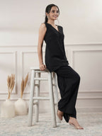 Joban Fashion Women's Black Co-Ord Set | Grocsy