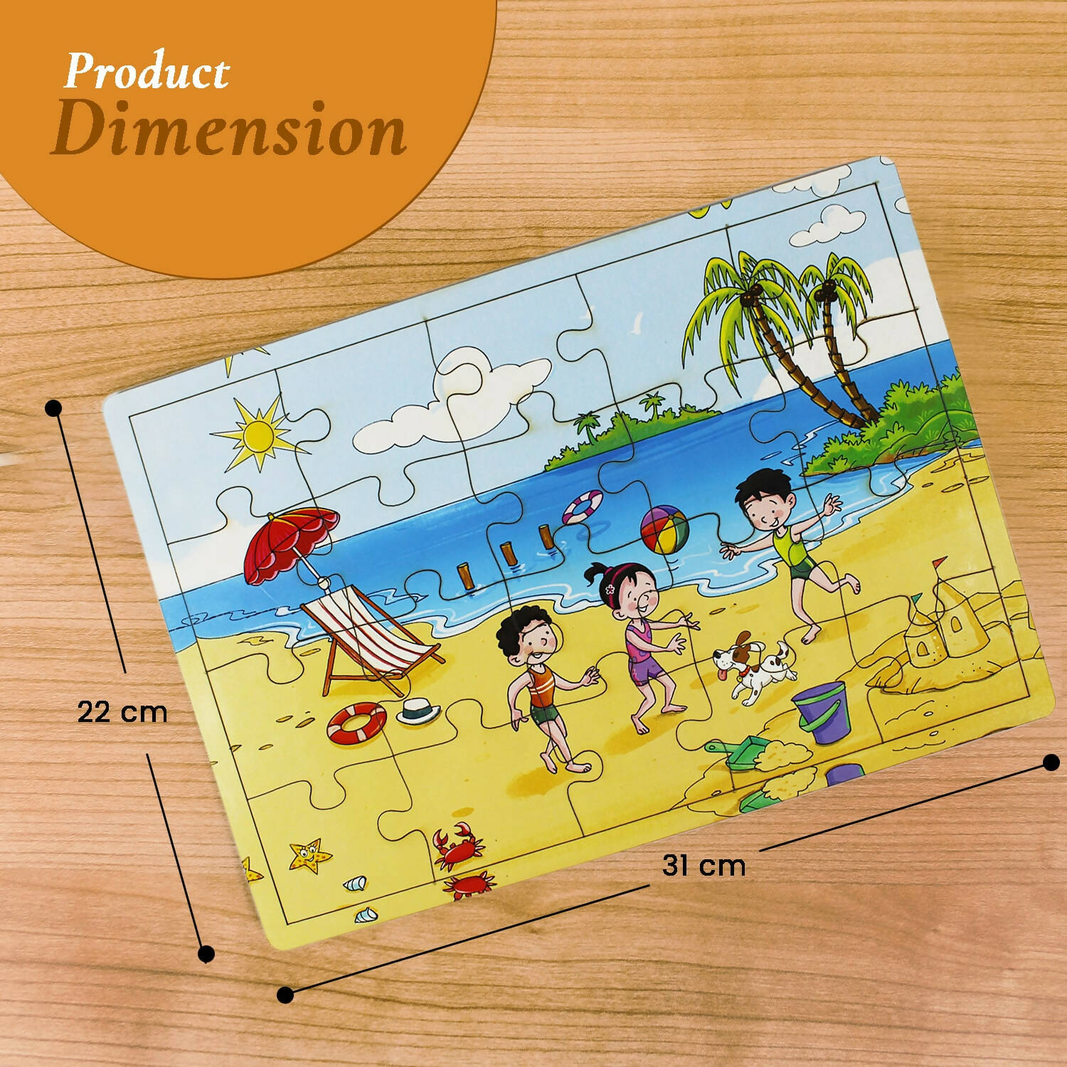 Matoyi Beach Jigsaw Puzzle For Kids | Grocsy
