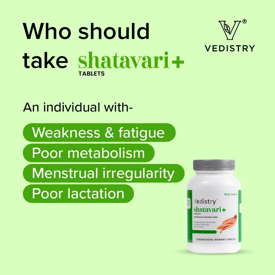 Vedistry Shatavari Tablets | Grocsy