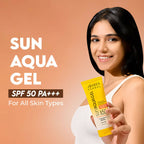 Jovees Herbal Sun Aqua Gel SPF 50 PA+++ Lightweight Texture | Grocsy