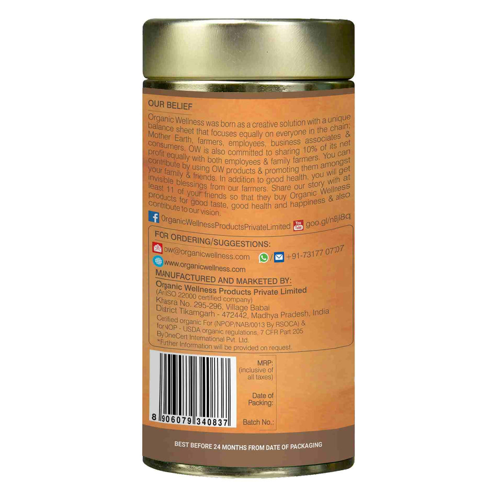 Organic Wellness Cinnamon Digest Leaf Tea Tin Pack | Grocsy