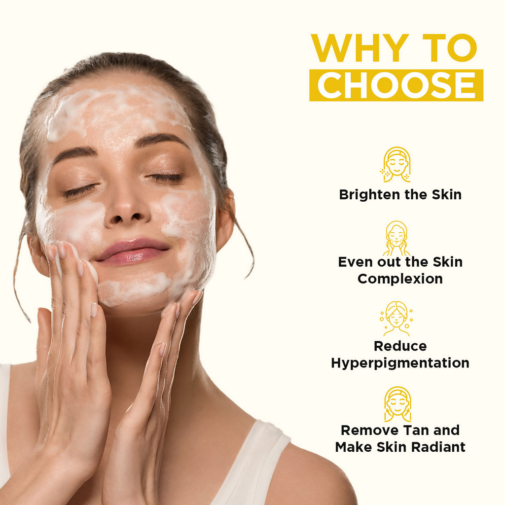 Orgatre Glow Ubtan Face Wash | Grocsy