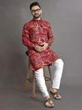 Anaita Multicolor Printed Cotton Straight Kurta | Grocsy