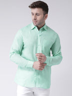 RIAG Green Men's Full Sleeves Shirt | Grocsy
