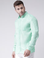 RIAG Green Men's Full Sleeves Shirt | Grocsy