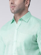 RIAG Green Men's Full Sleeves Shirt | Grocsy
