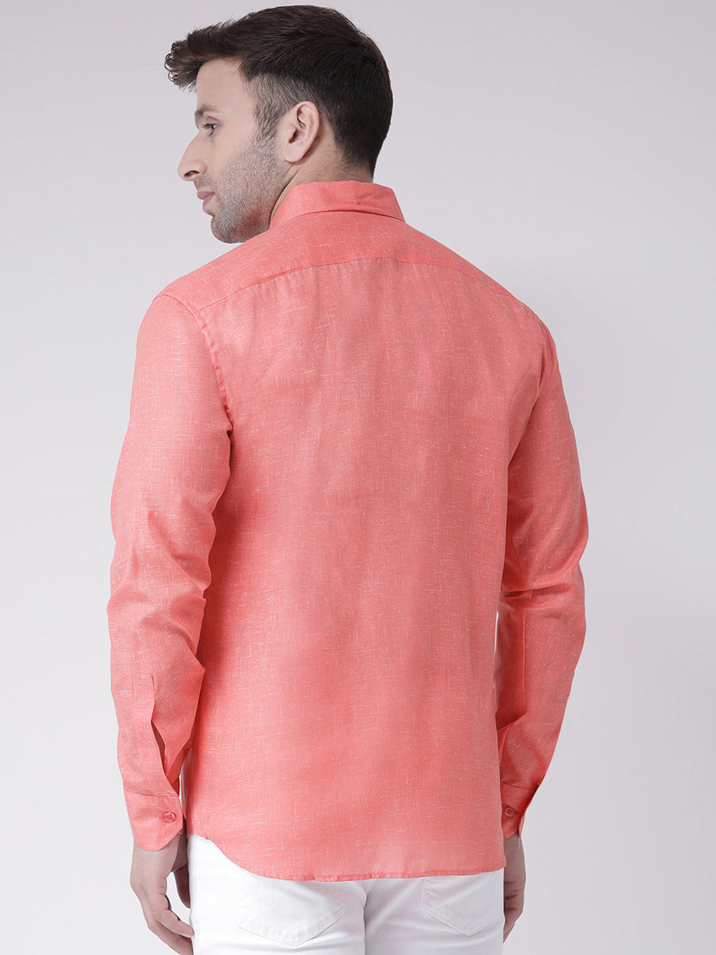 RIAG Orange Men's Full Sleeves Shirt | Grocsy