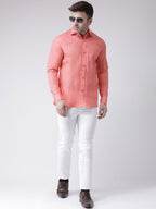 RIAG Orange Men's Full Sleeves Shirt | Grocsy