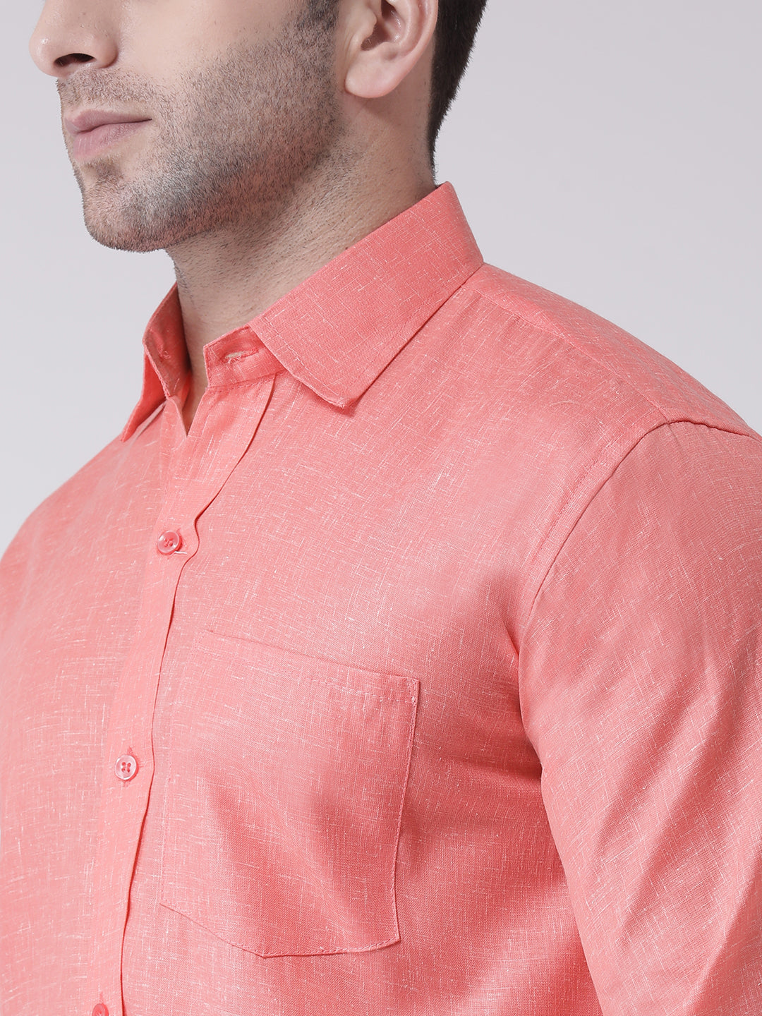 RIAG Orange Men's Full Sleeves Shirt | Grocsy