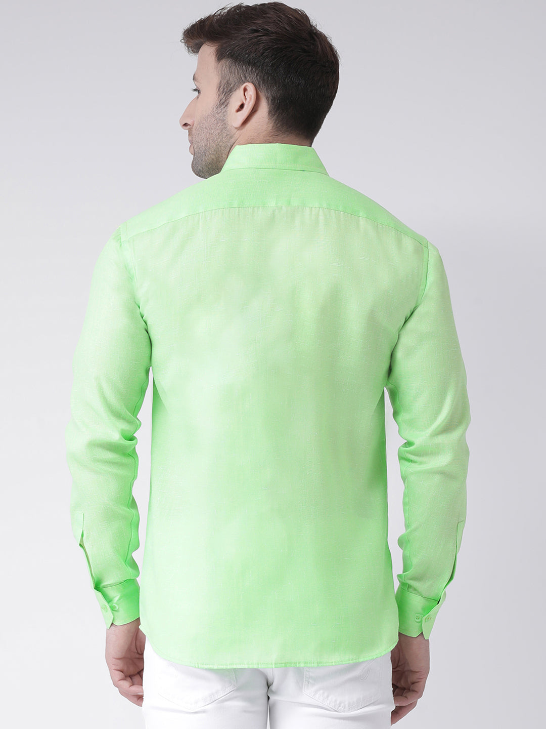 RIAG Green Men's Full Sleeves Shirt | Grocsy