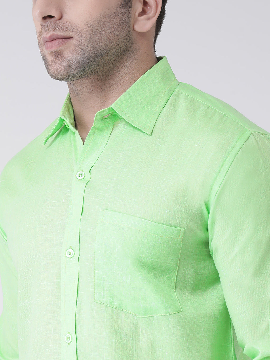RIAG Green Men's Full Sleeves Shirt | Grocsy