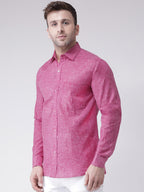 RIAG Purple Men's Full Sleeves Shirt | Grocsy