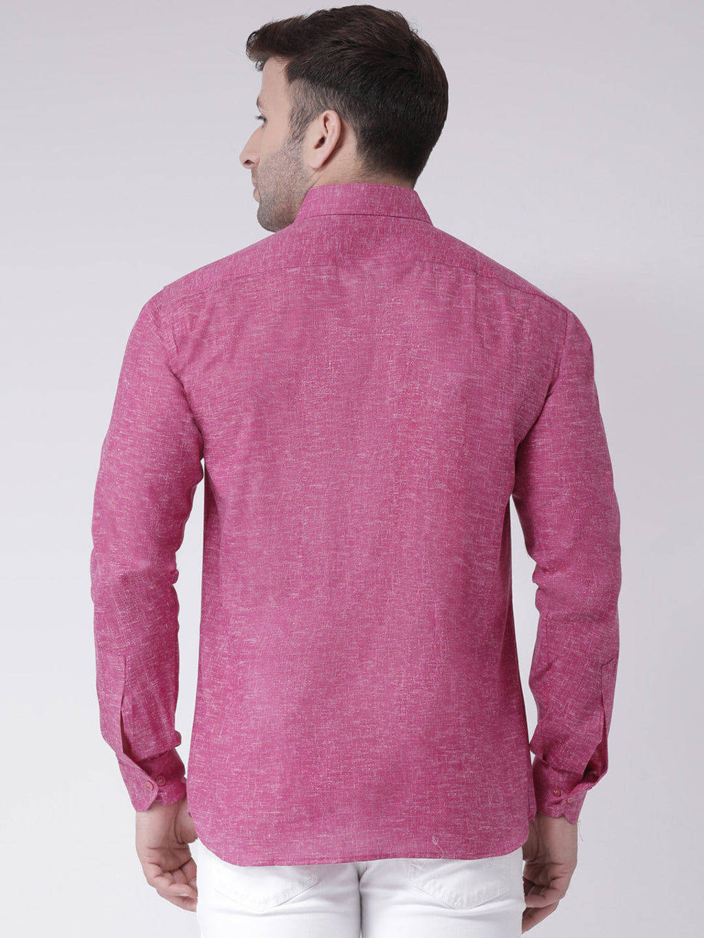 RIAG Purple Men's Full Sleeves Shirt | Grocsy