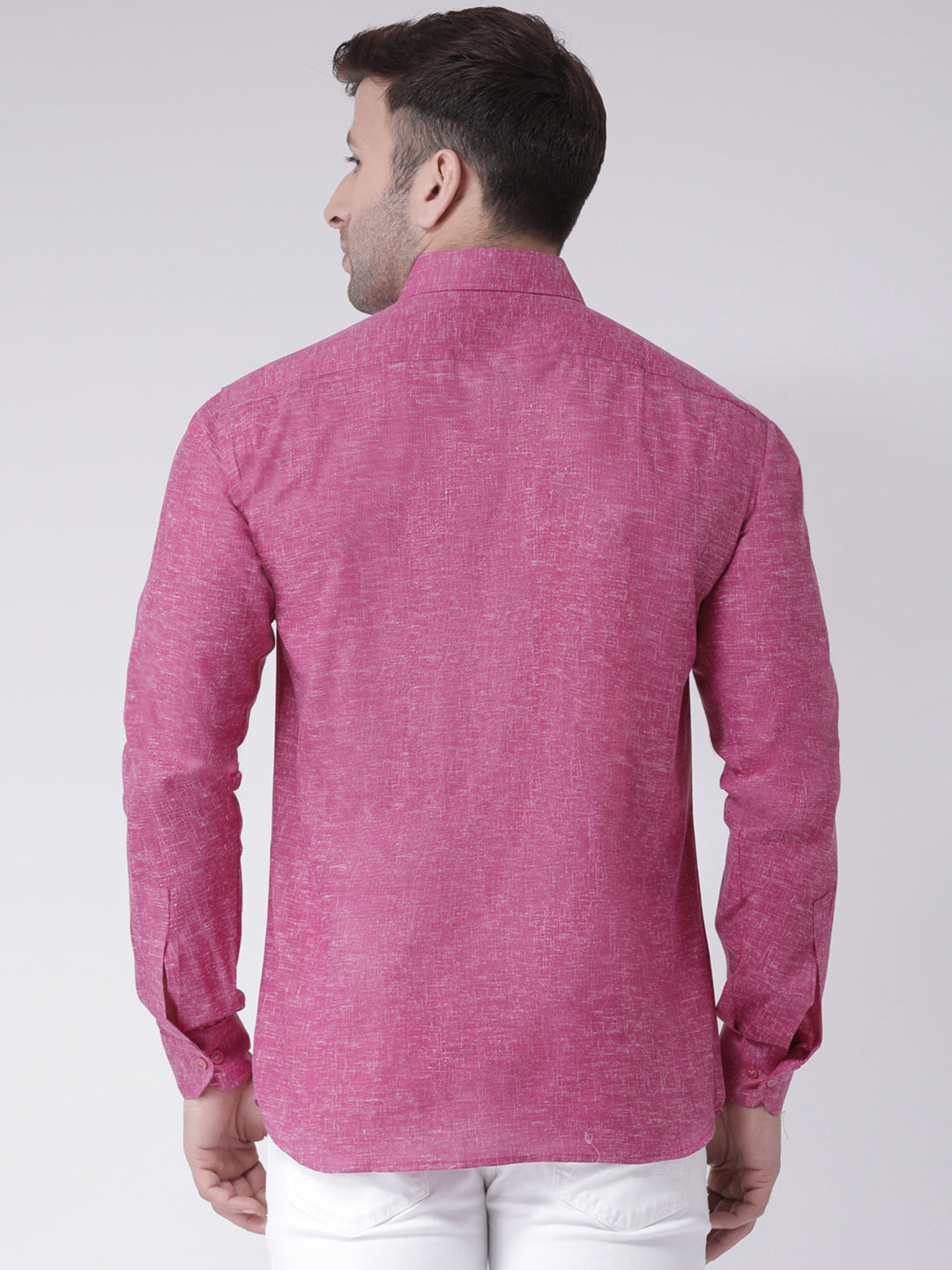 RIAG Purple Men's Full Sleeves Shirt | Grocsy
