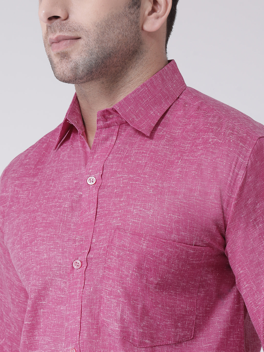 RIAG Purple Men's Full Sleeves Shirt | Grocsy