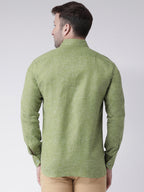 RIAG Green Men's Full Sleeves Shirt | Grocsy