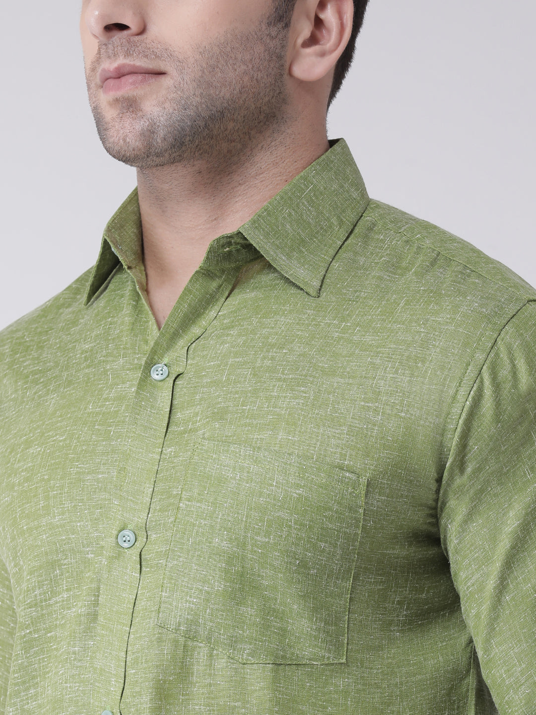 RIAG Green Men's Full Sleeves Shirt | Grocsy