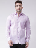 RIAG Purple Men's Full Sleeves Shirt | Grocsy