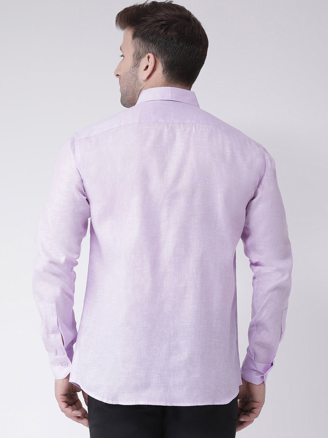 RIAG Purple Men's Full Sleeves Shirt | Grocsy