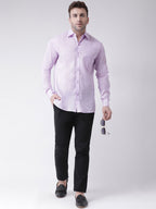 RIAG Purple Men's Full Sleeves Shirt | Grocsy