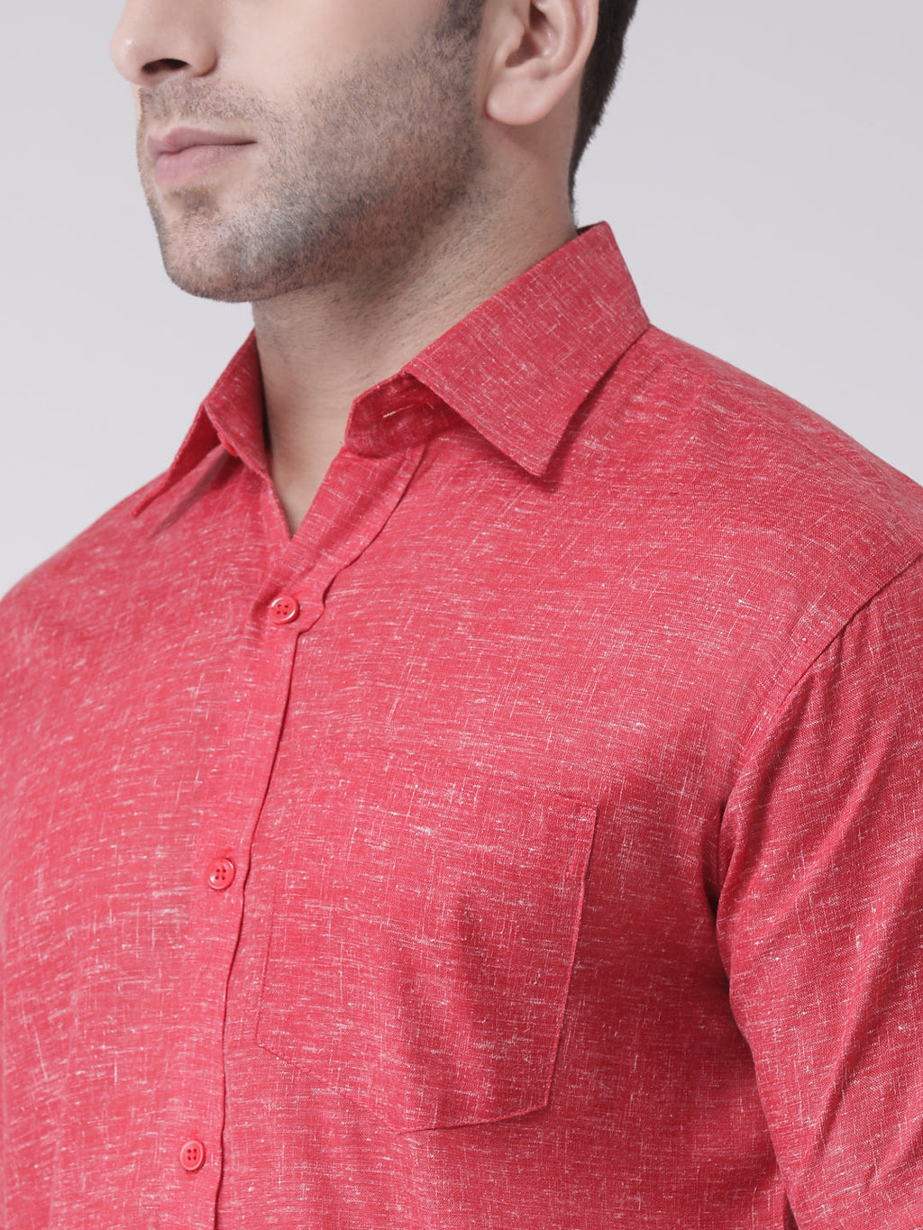 RIAG Red Men's Half Sleeves Shirt | Grocsy