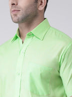 RIAG Green Men's Half Sleeves Shirt | Grocsy